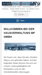 Mobile Screenshot of mf-hausverwaltung.de